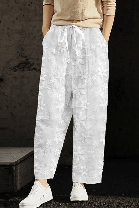 Heidi-Mode | Augenlet Stickerei Overall Karottenhose