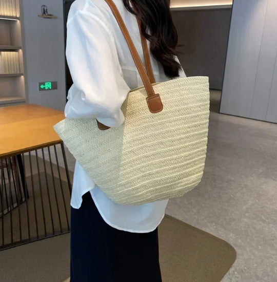 Heidi-Mode | Strandtasche aus Stroh
