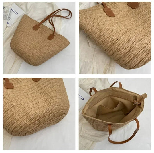 Heidi-Mode | Strandtasche aus Stroh