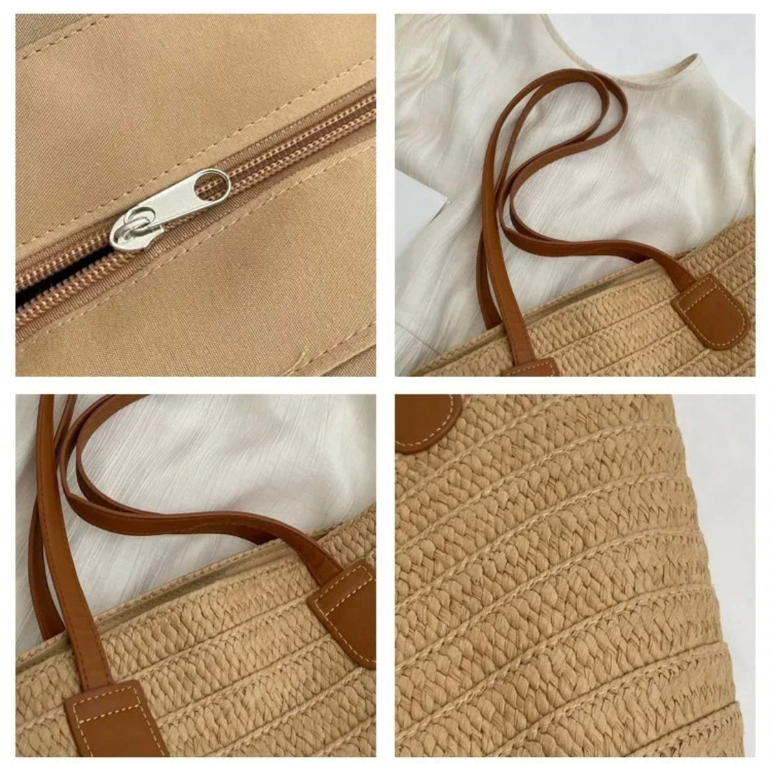 Heidi-Mode | Strandtasche aus Stroh