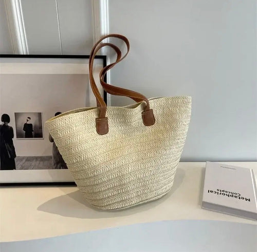 Heidi-Mode | Strandtasche aus Stroh