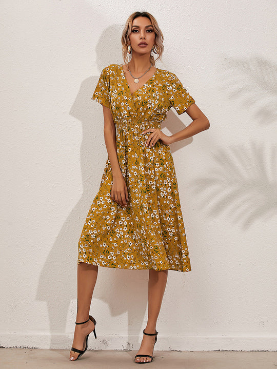 Heidi-Mode | Floral Elegante Sommerkleider Damen
