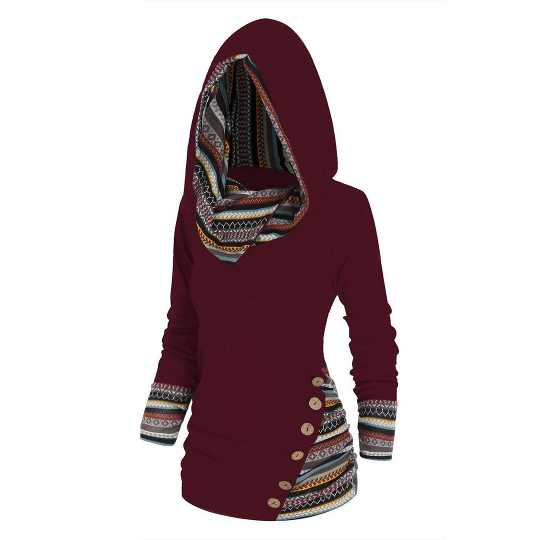 Heidi - Lässiger Tribal-Kapuzenpullover