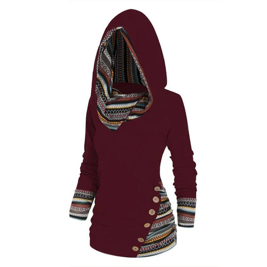 Heidi-Mode | Lässiger Tribal-Hoodie