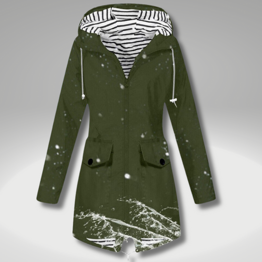 Heidi-Mode | Elegante Wasserdichte Outdoor Regenjacke Für Frauen Perfekt Für Den Winter