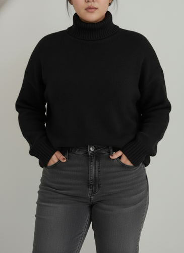 Heidi-Mode | Damen Rollkragenpullover Große Größen