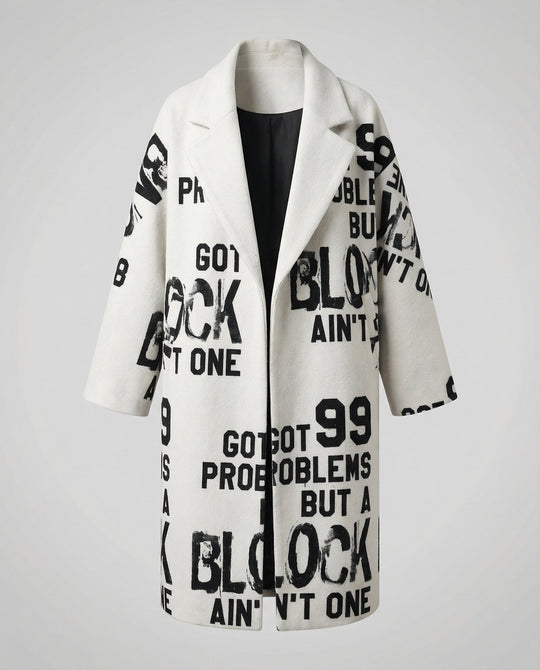 Eleganter Langer Wollmantel Damen | Heidi-Mode