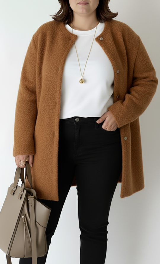 Damen Strick-Cardigan Elegant & Lockerer Schnitt | Große Größen