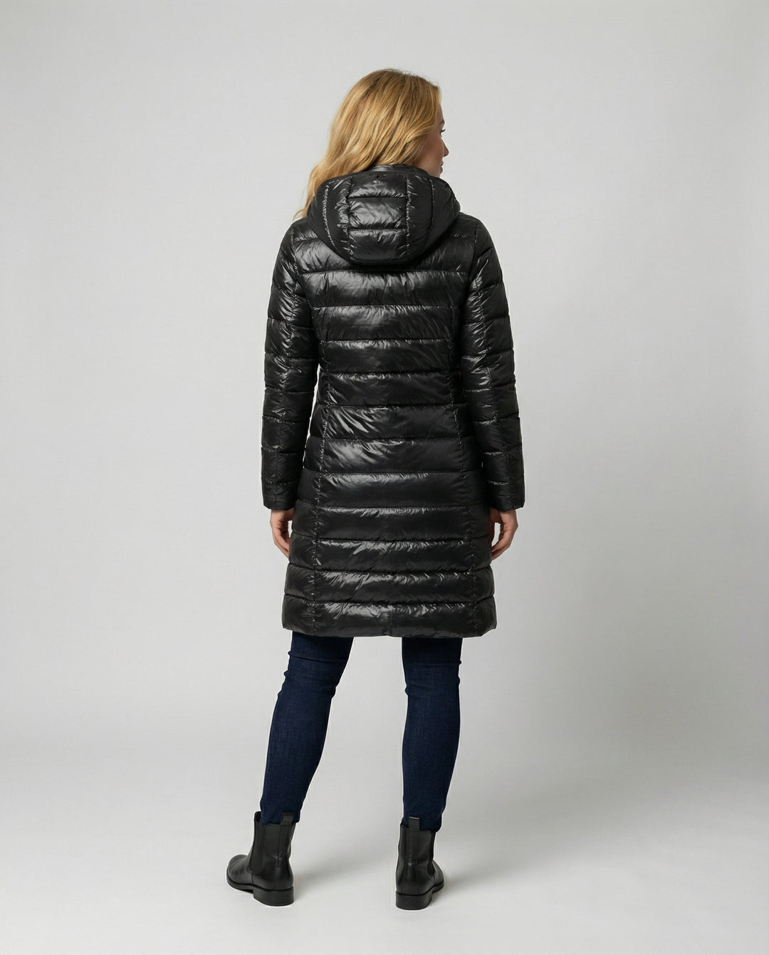 Damen Ultraleichte Daunenjacke mit Kapuze | Heidi-Mode