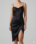 Heidi-Mode | Satin Abendkleid