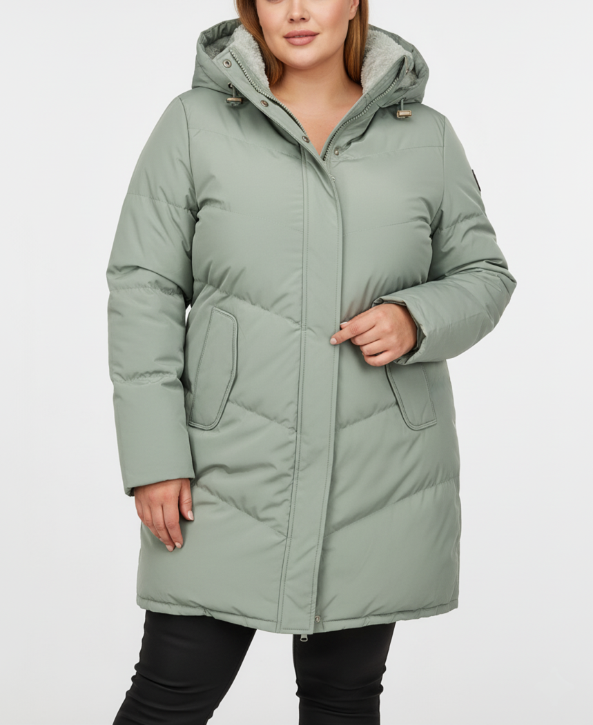 Luxuriöse Damen-Isolationsjacke | Große Größen