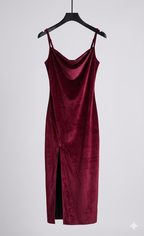 Heidi-Mode | Satin Abendkleid