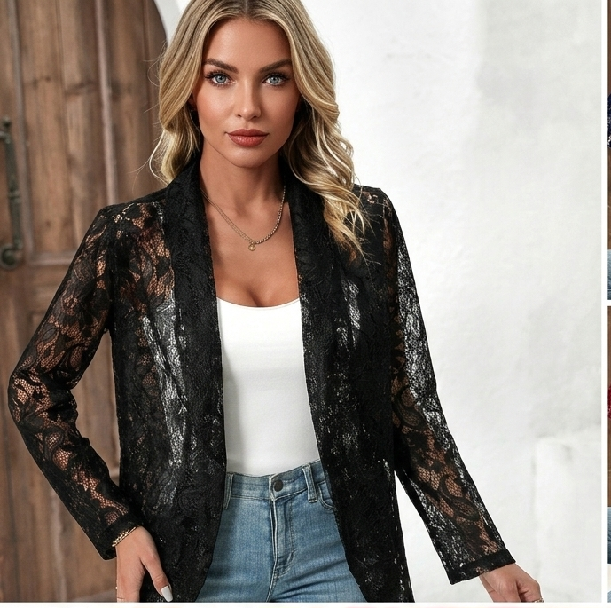 Heidi-Mode | Blazer aus Spitze