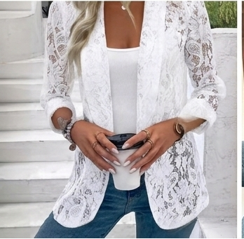 Heidi-Mode | Blazer aus Spitze