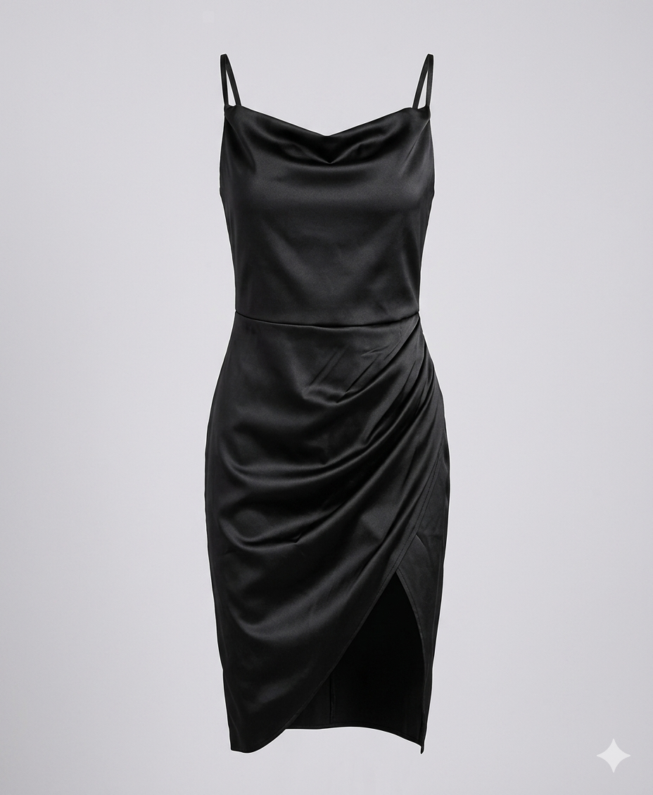 Heidi-Mode | Satin Abendkleid