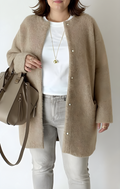 Damen Strick-Cardigan Elegant & Lockerer Schnitt - Große Größen