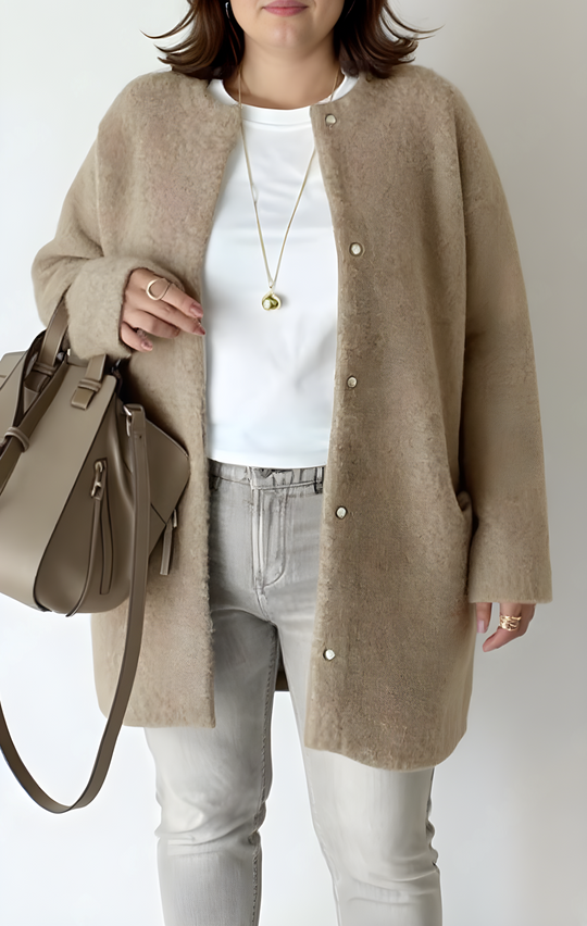 Damen Strick-Cardigan Elegant & Lockerer Schnitt | Große Größen