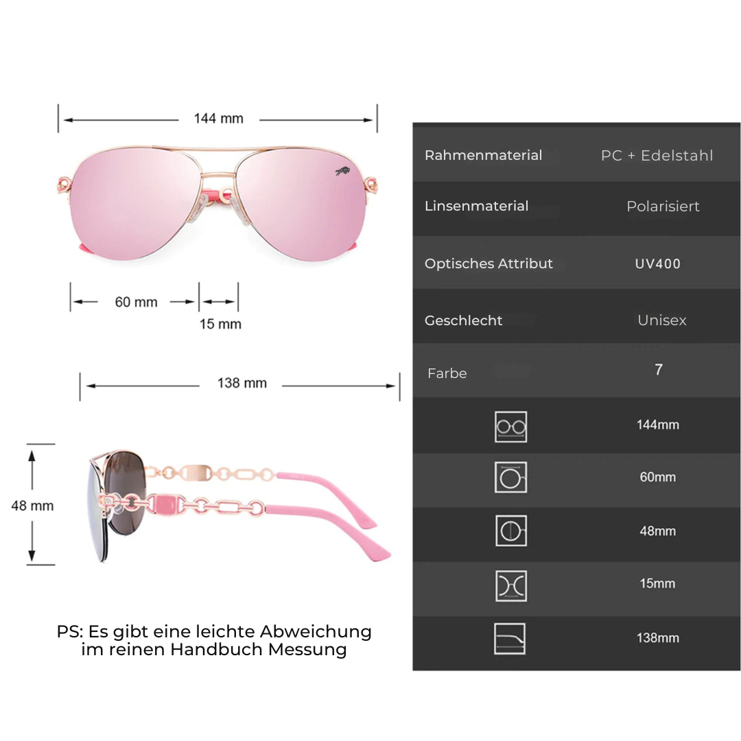 Heidi-Mode | Polarisierte Brille für Damen