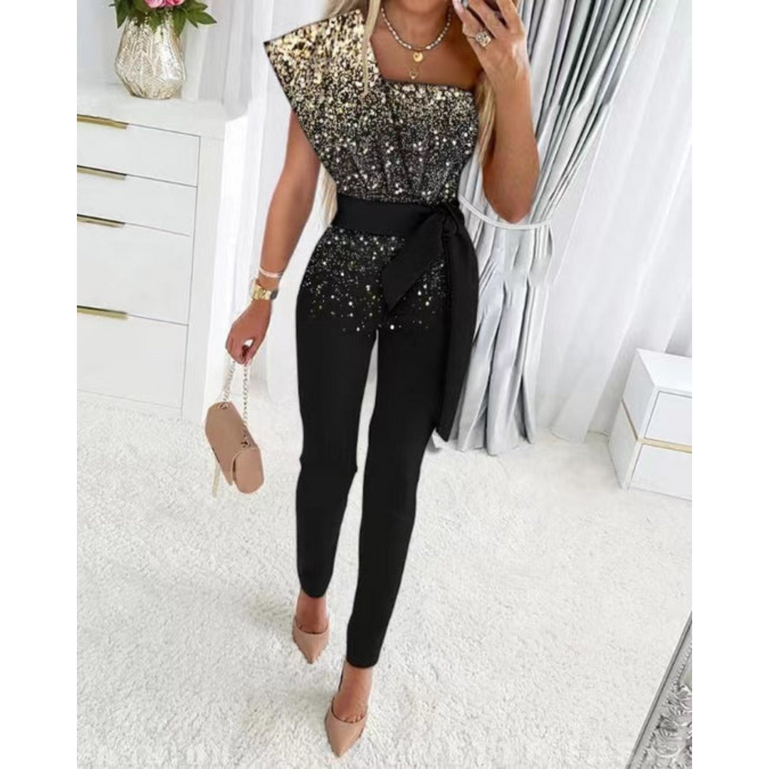 Heidi-Mode | Glitzer Jumpsuit für Damen