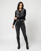 Damen Denim Weste