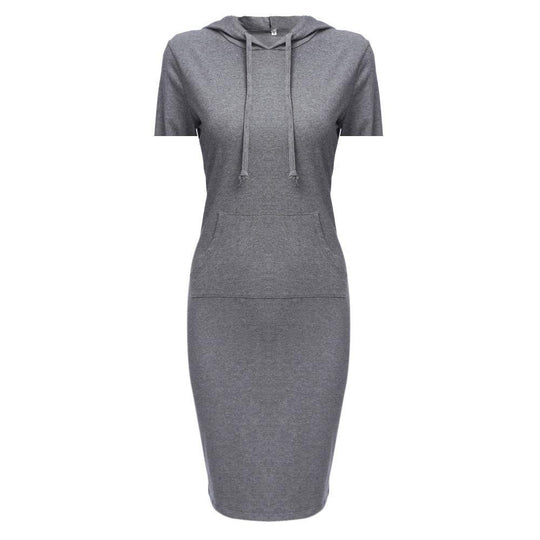 Heidi-Mode | Sportliches Hoodie-Kleid mit Kordelzug