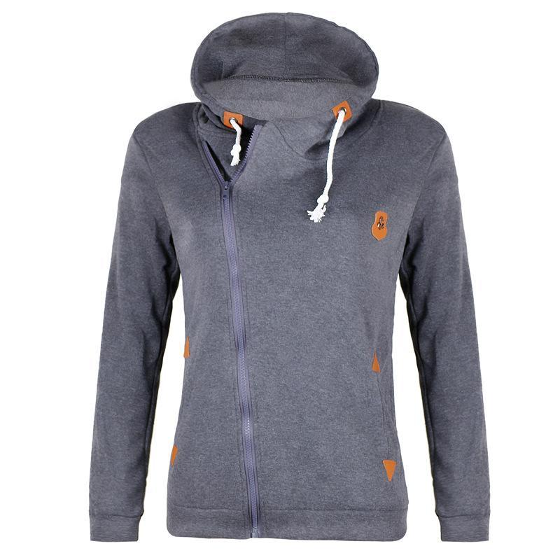 Heidi-Mode | Größe Reißverschluss Taschen mit Kordelzug Hoodie