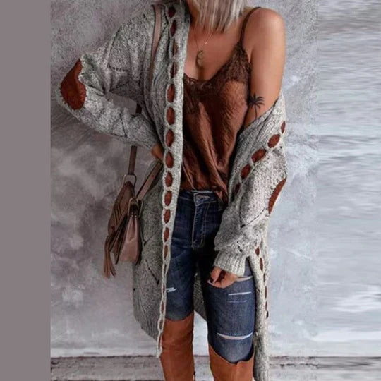 Heidi-Mode | Veste En Tricot À Capuche À La Mode