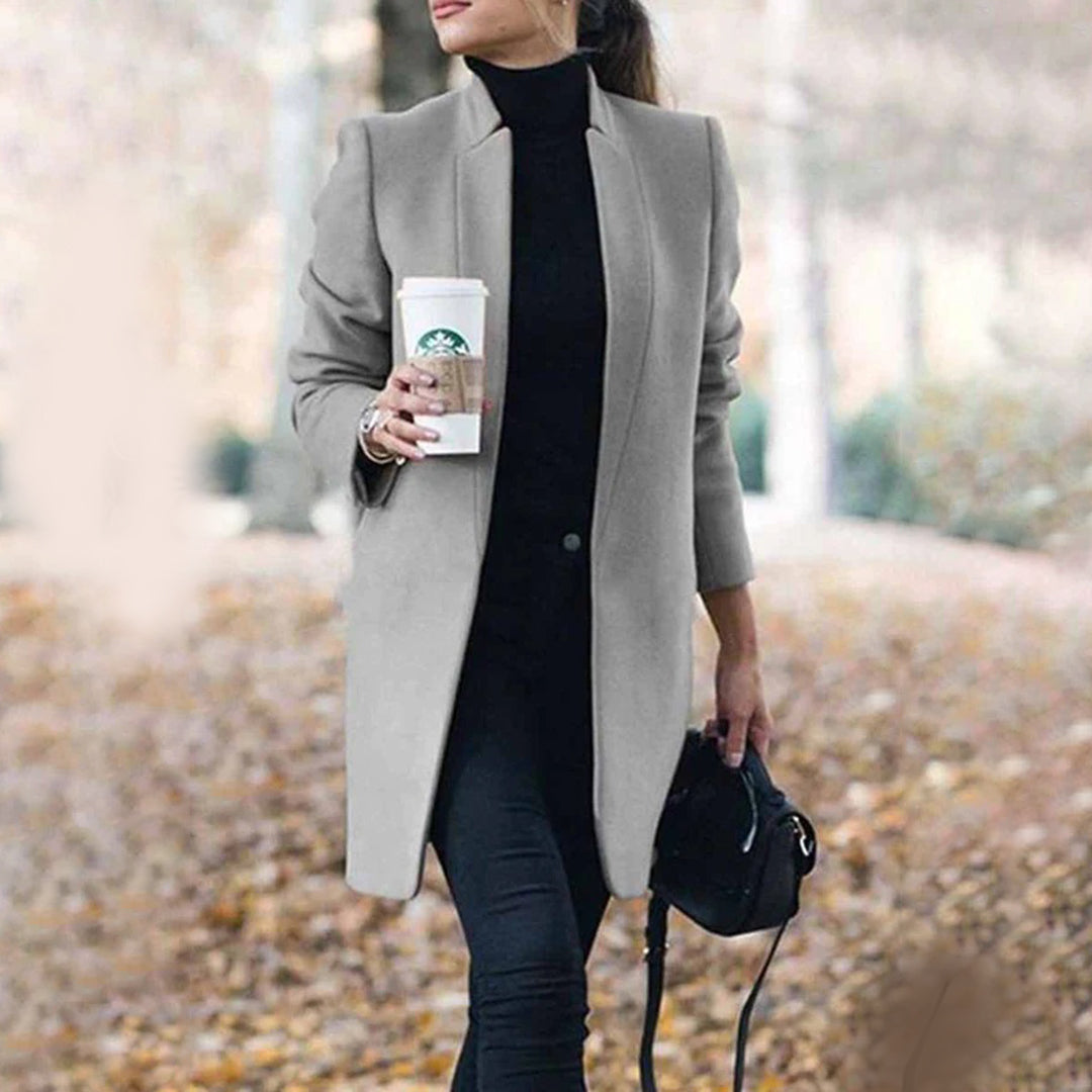 Heidi-Mode | Enger Kniestil Jacke für Frauen