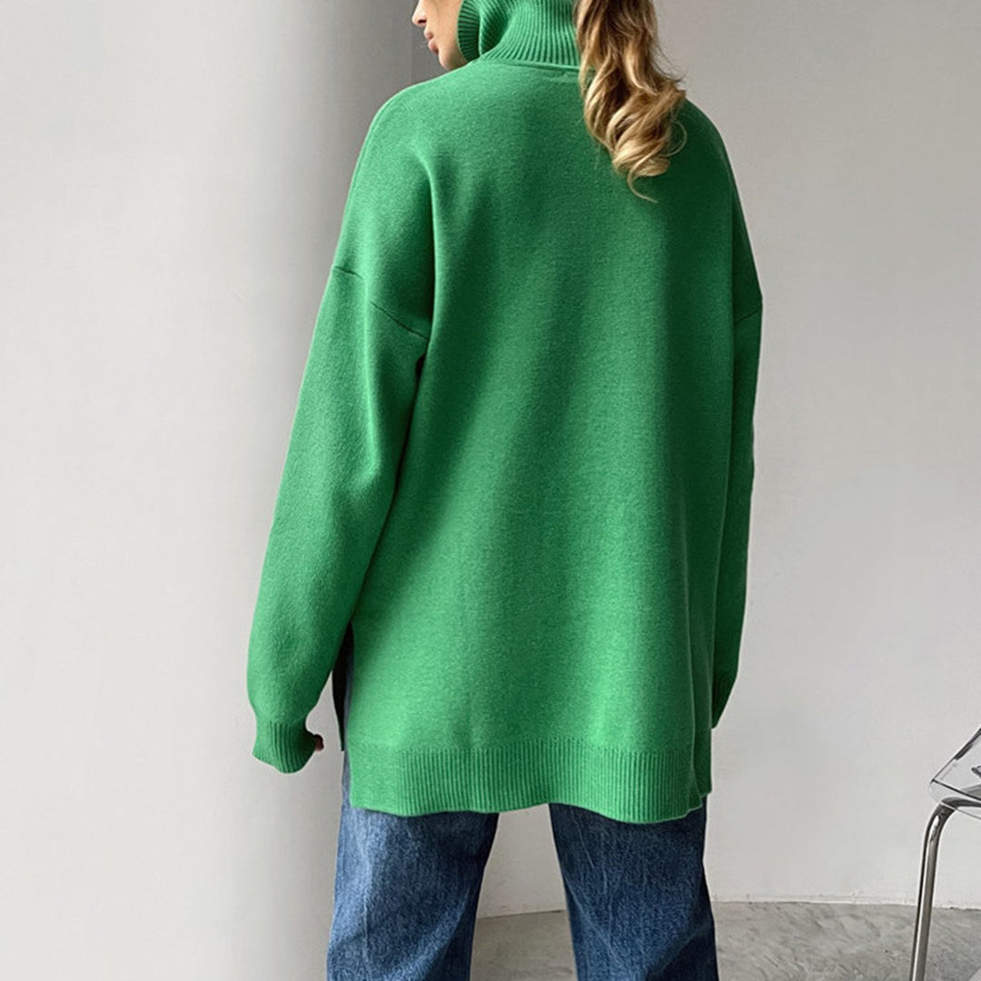 Heidi-Mode - Modischer Pullover mit Seitenschlitz