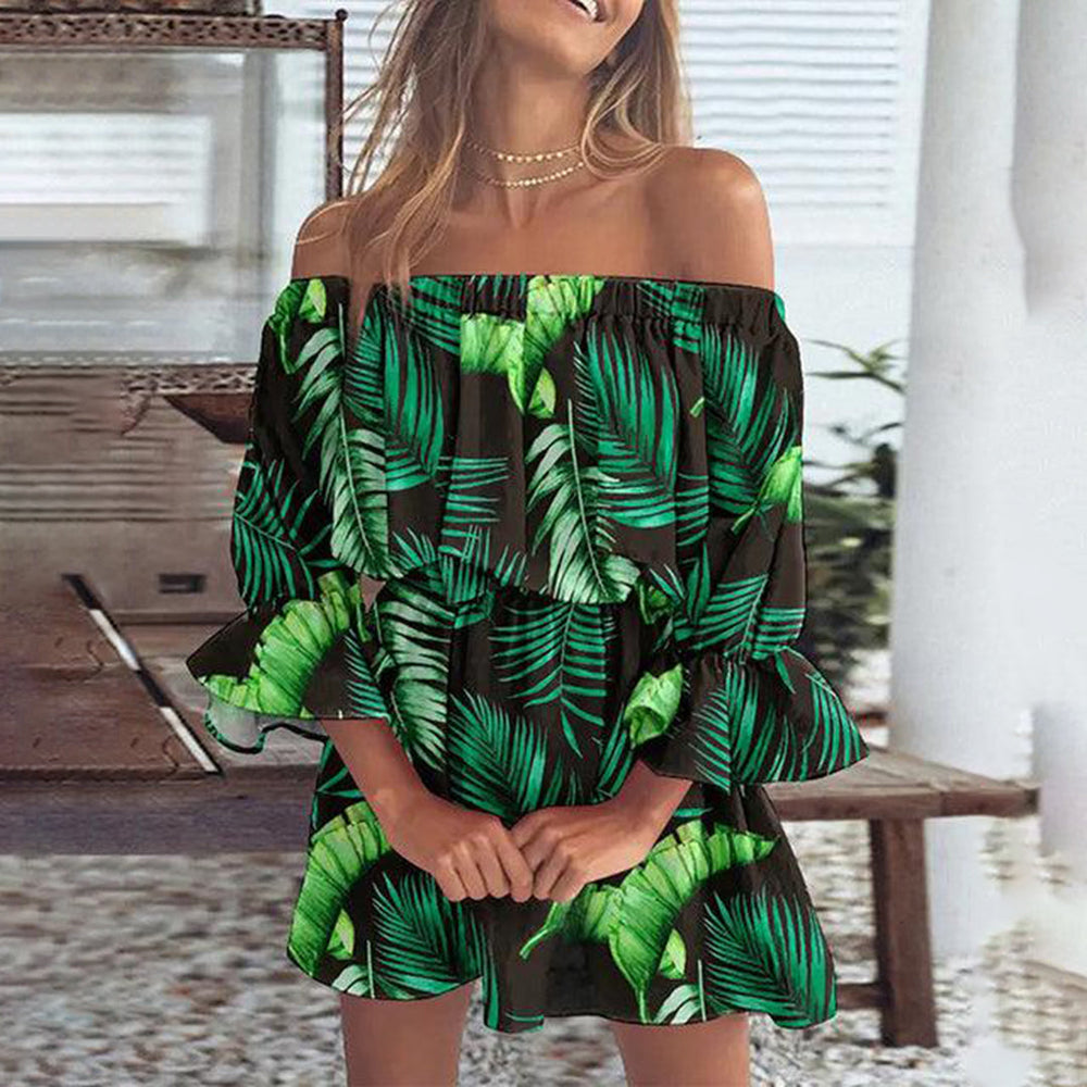 Heidi-Mode | Ohne Schulter Sommerkleid