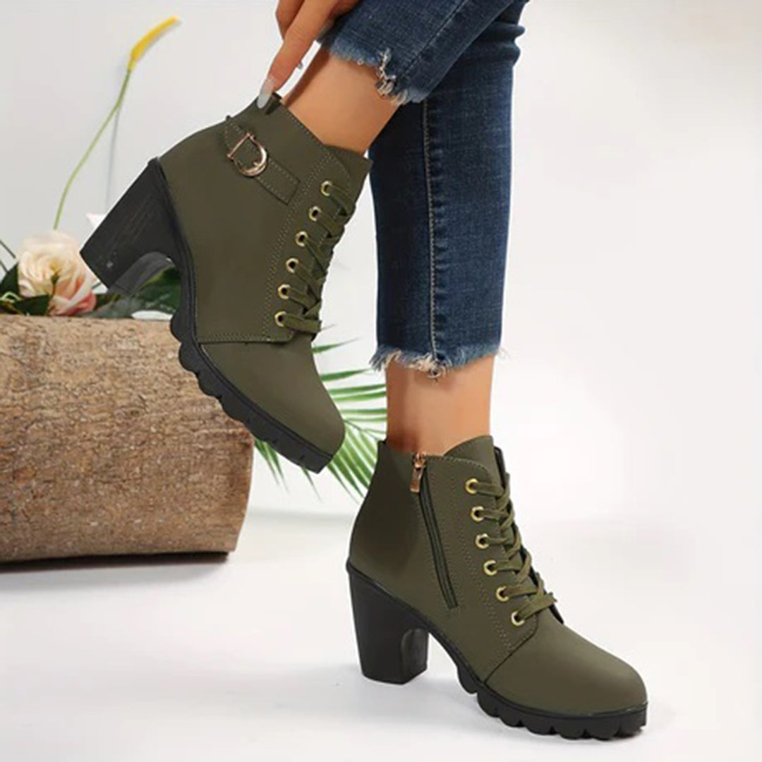 Heidi-Mode | Leder Damen Stiefeletten