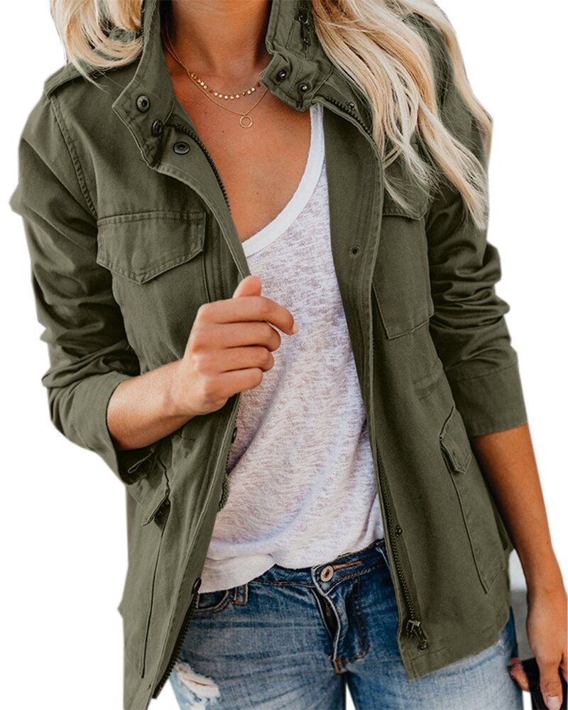 Heidi-Mode | Übergangsjacke mit Taschen für Frauen
