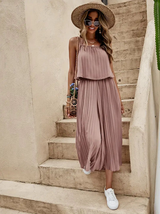 Heidi-Mode | Solide, Plissierte, Elegante Anzüge mit Hosen