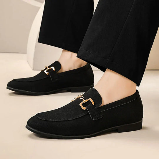 loafer met metalen gespdetail