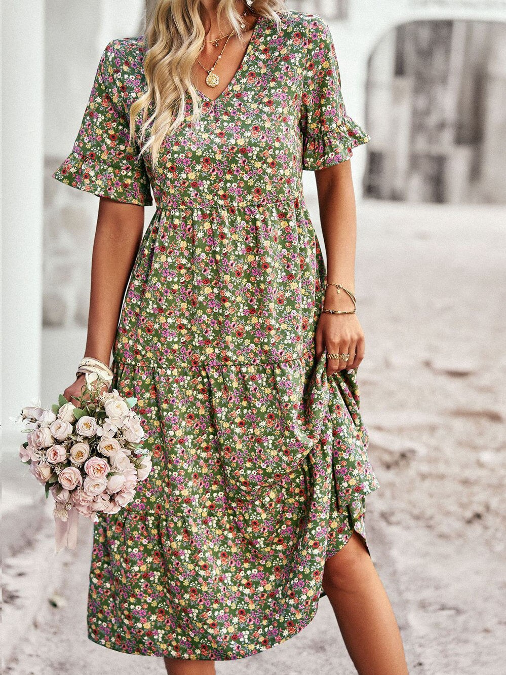 Heidi-Mode | Geblümtes Sommerkleid