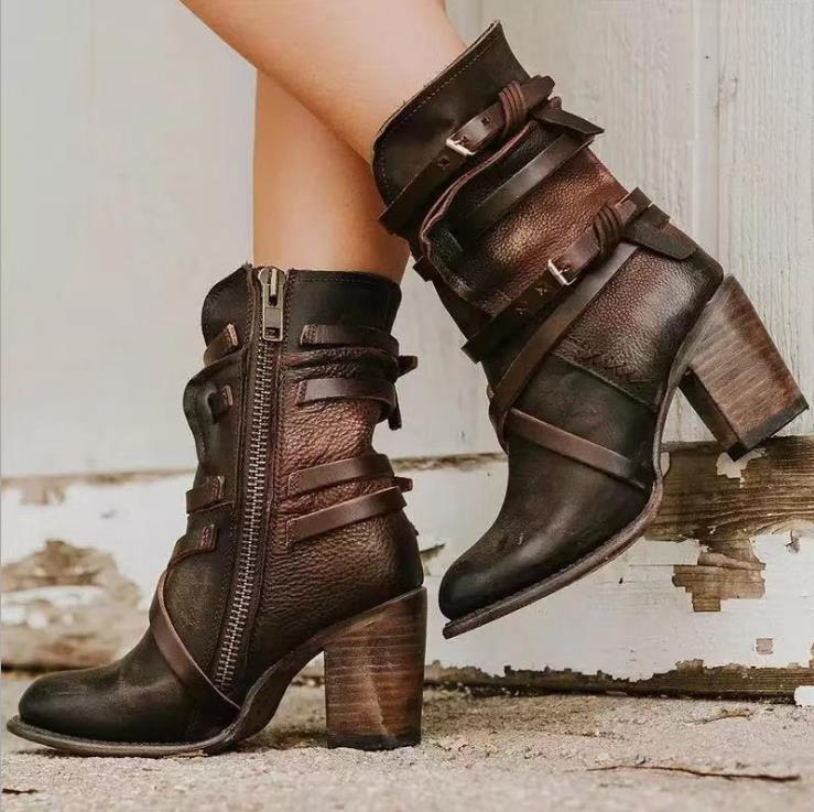 Heidi-Mode | Damen Lederstiefel