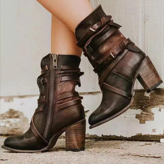 Heidi-Mode | Damen Lederstiefel