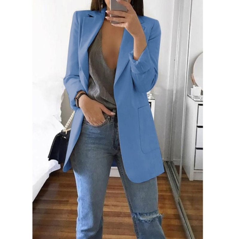 Heidi-Mode | Blazer - Damen - Eleganter Blazer aus hochwertigen Stoff mit taillierter Passform und modernem Stil