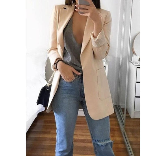 Heidi-Mode | Blazer - Damen - Eleganter Blazer aus hochwertigen Stoff mit taillierter Passform und modernem Stil