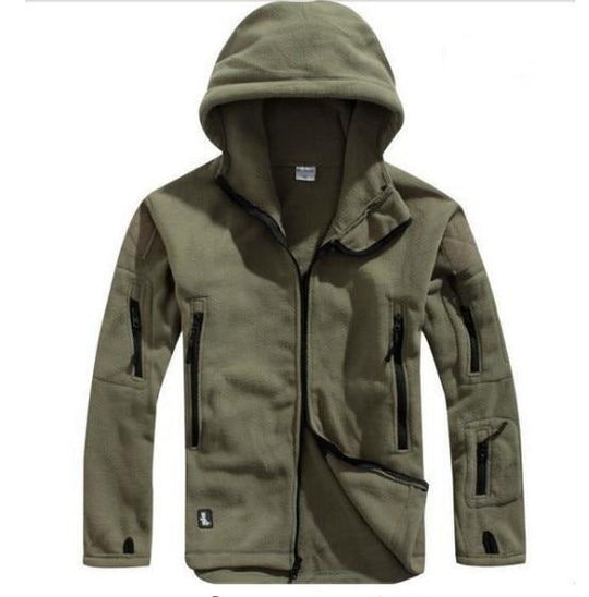 Heidi-Mode | Herrenjacke Im Militärstil mit Kapuze für Sport