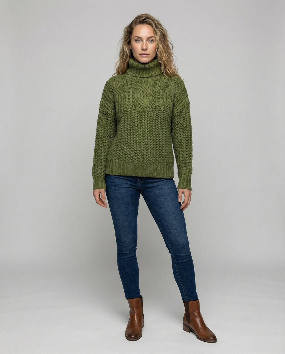 Bequemer Rollkragenpullover Damen | Heidi-Mode