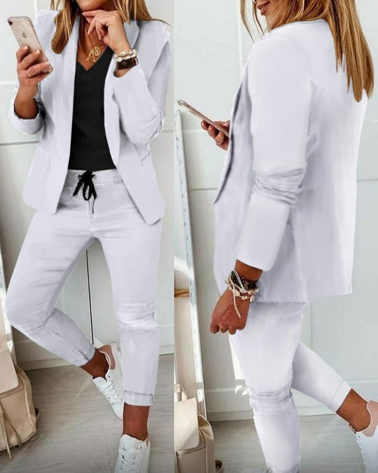 Xyla️ - Elegantes Blazer-Set [Blazer+Hose]
