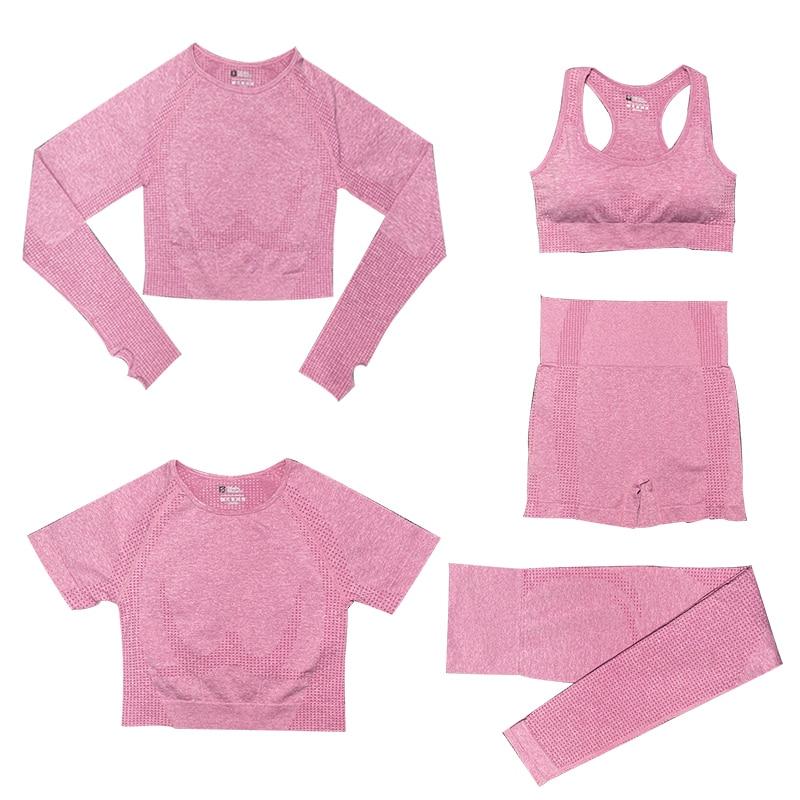 delige Sport Set | Damen Tops und Sportleggings mit hoher Taille