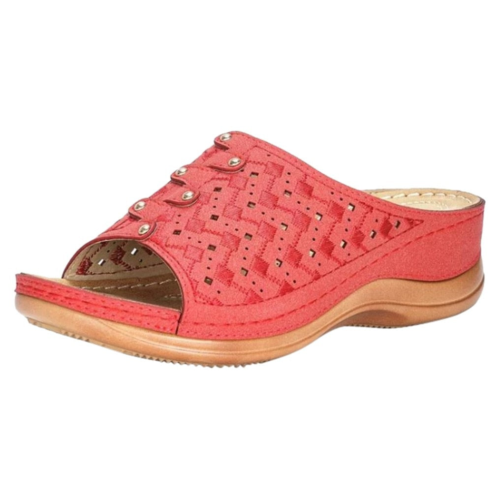 Heidi-Mode | Damen Sandalen mit Fußbett-Komfort