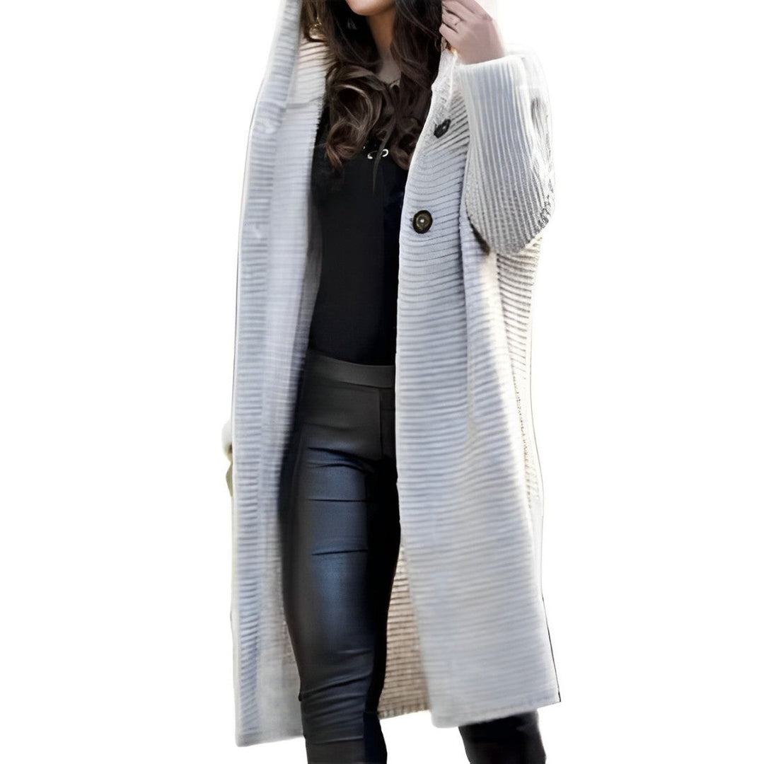 Heidi-Mode | Oversize Strickjacke mit Kapuze