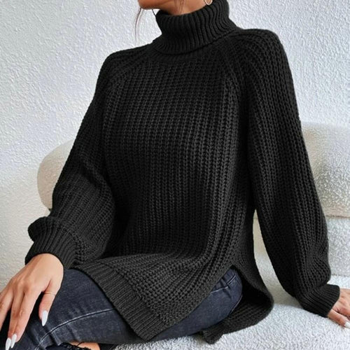 HeidiMode - Eleganter Rollkragenpullover aus Baumwolle