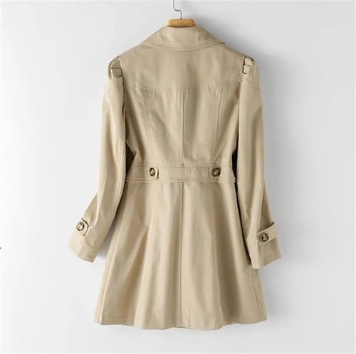 Heidi-Mode | eleganter einreihiger Trenchcoat