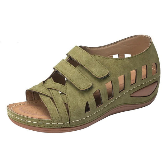 Heidi-Mode | Frauen Sandalen Atmungsaktiv Ausschnitt Sommer