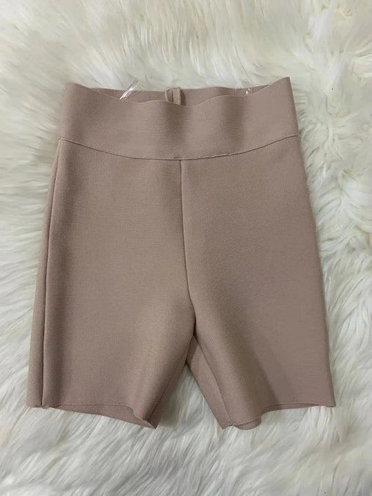 Heidi-Mode | Frauen Sport Outfit Damen Yoga Gym Fitness Schwarz Grau Weiß Laufen Rayon Bandage Shorts Hosen