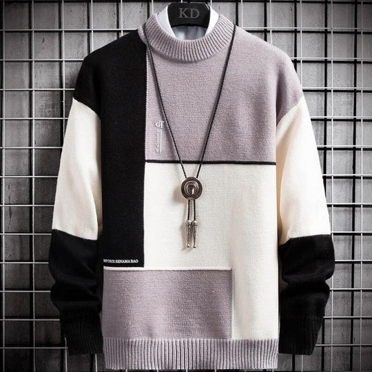 Heidi-Mode | Patchwork Pullover Warm und Modisch